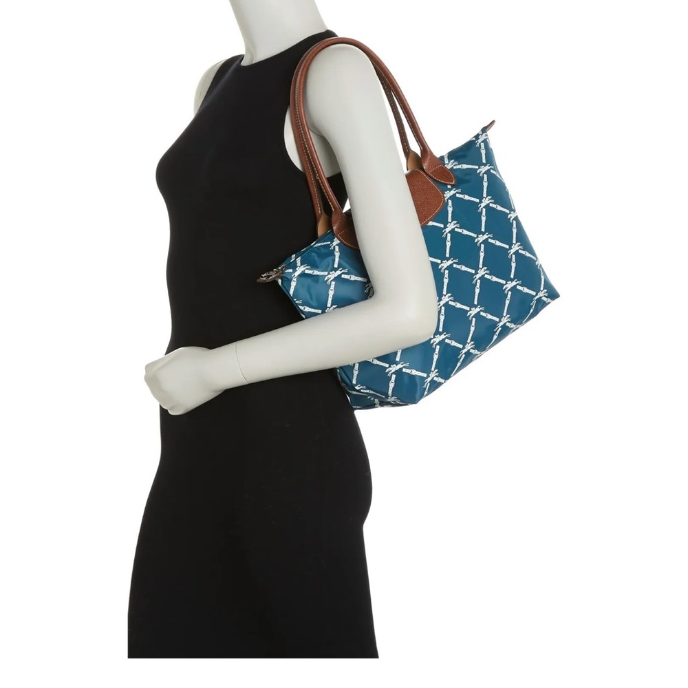 LONGCHAMP Le Pilage Horse Print Shoulder Tote